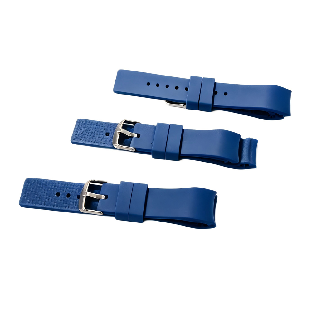 Silicone watch strap