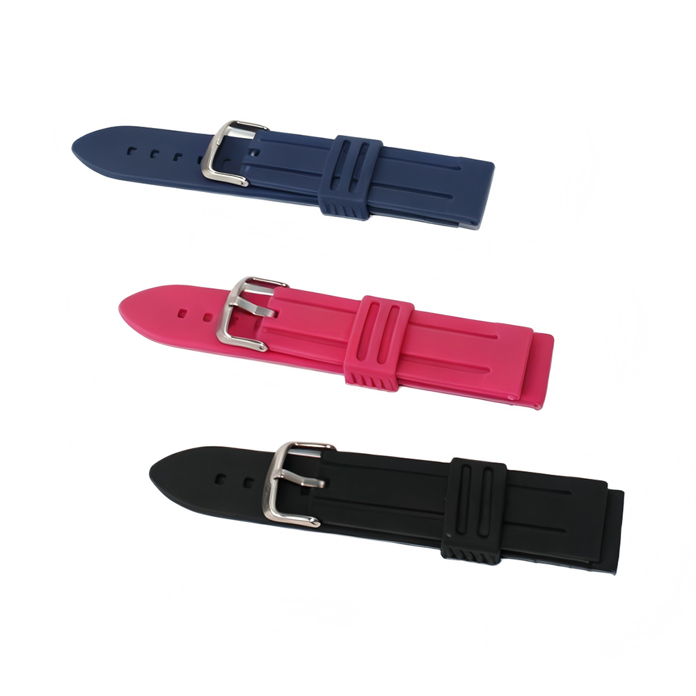 Silicone watch strap