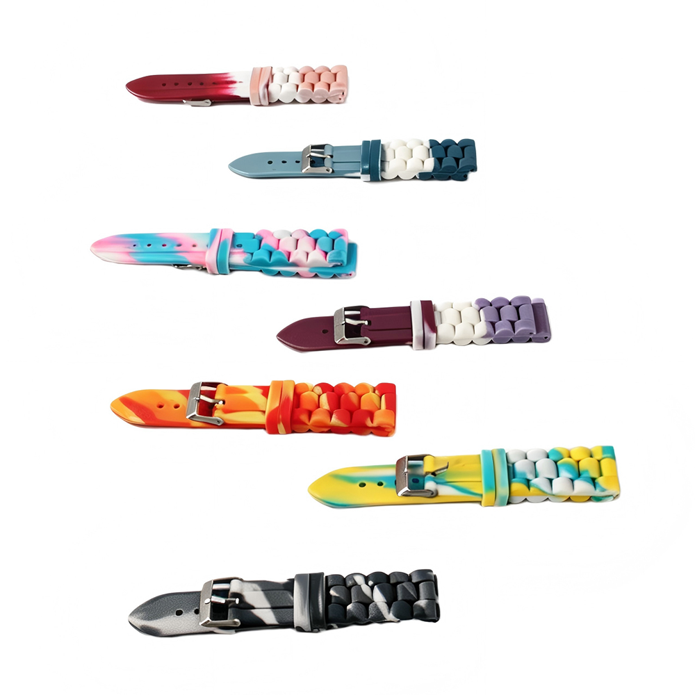 Silicone watch strap